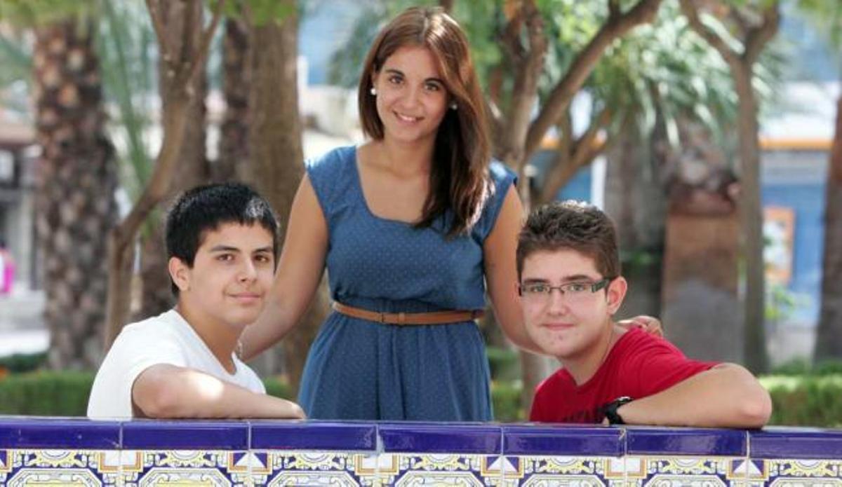 Jorge, Paula y José Antonio, en una imagen tomada este verano.