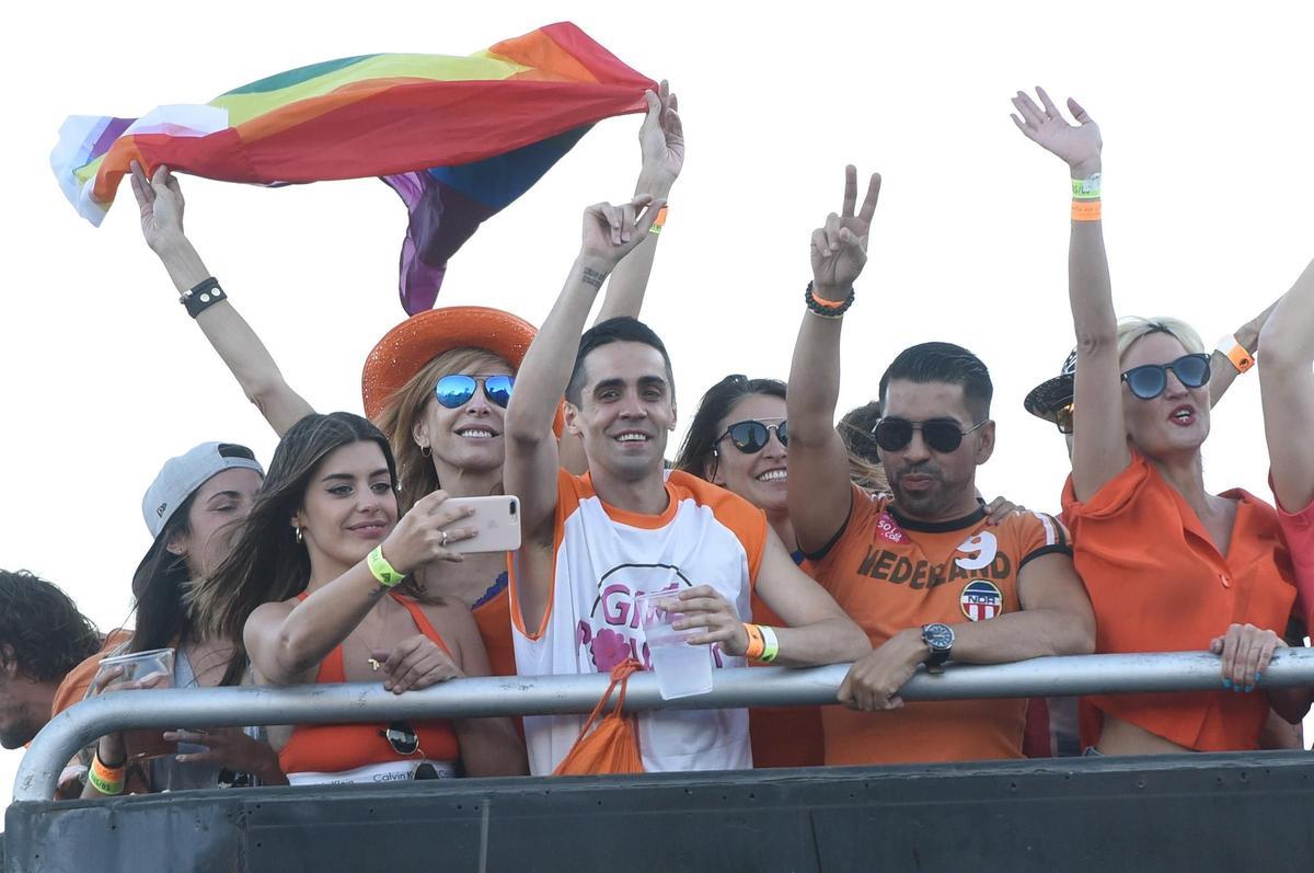 Dulceida y Javier Ambrossi en el World Pride Madrid 2017