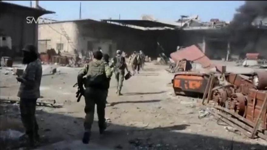 Encarnizados combates entre el Ejército sirio y la aviación rusa con los rebeldes en Alepo