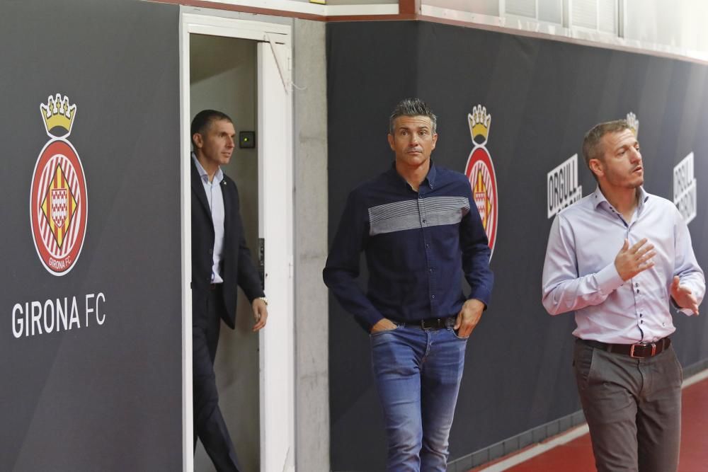 Girona FC: Presentació i primer entrenament de Pep LLuís Martí