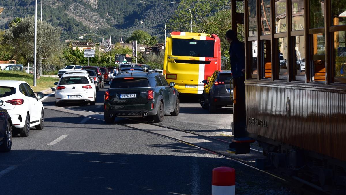 Tráfico en Sóller