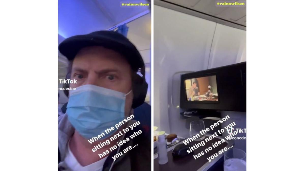 Se sienta al lado de un actor de 'The Office' mientras está viendo la serie y no se da ni cuenta