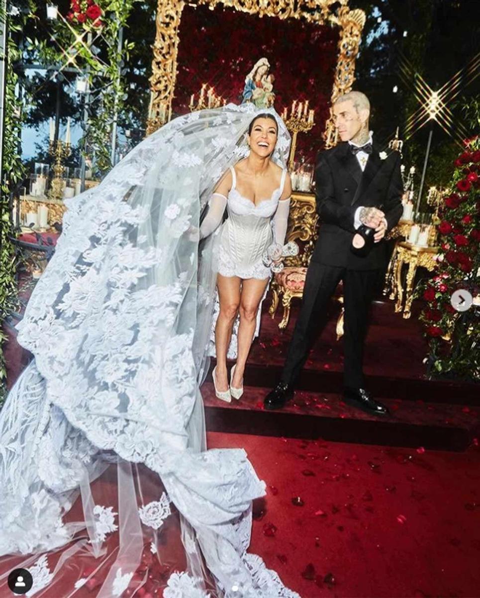 Boda de Kourtney Kardashian y Travis Barker