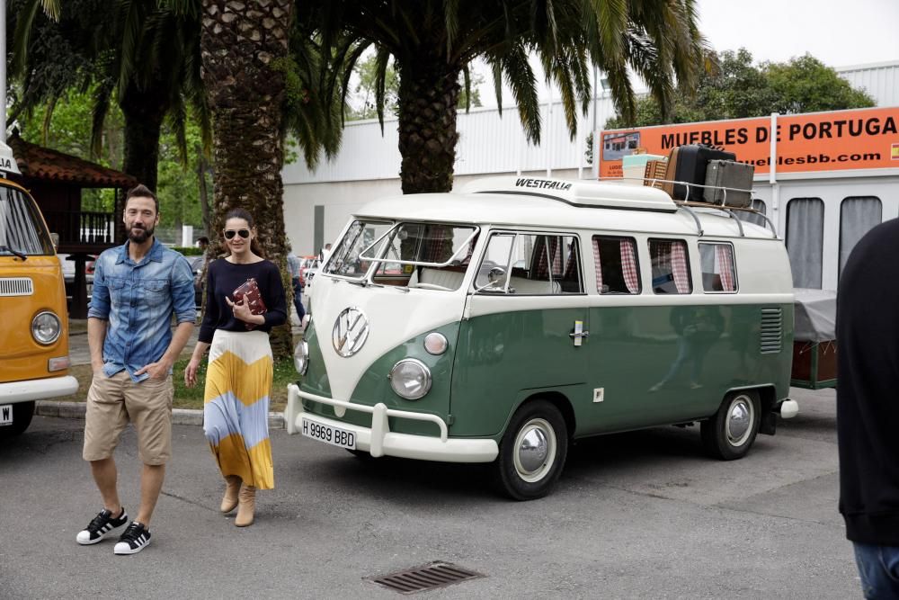 Exposición de coches clásicos en Gijón