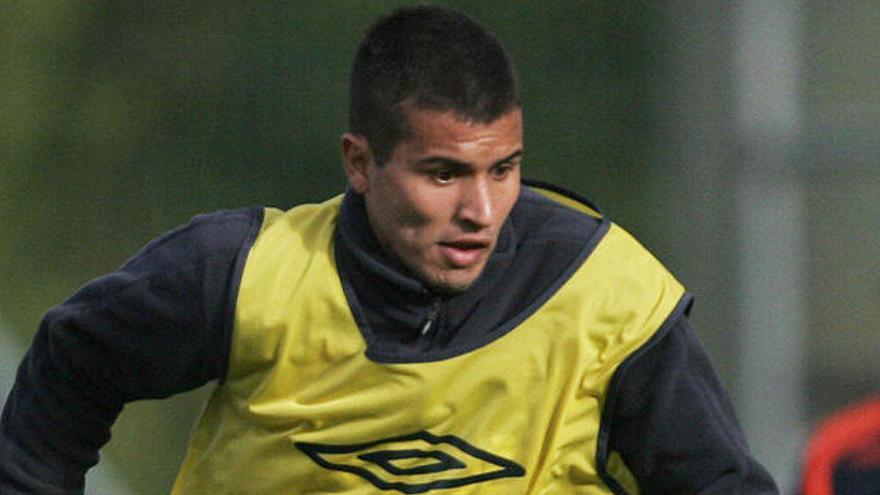 El judaor del Celta de Vigo Danilo, durante un entrenamiento.