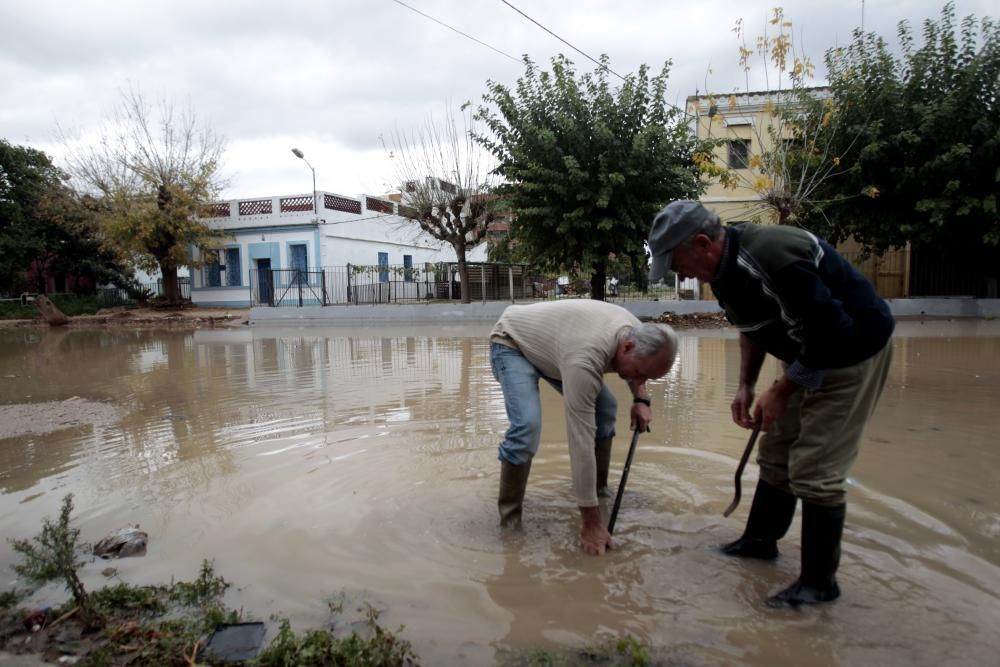 Consecuencias de la tromba de agua en Valencia