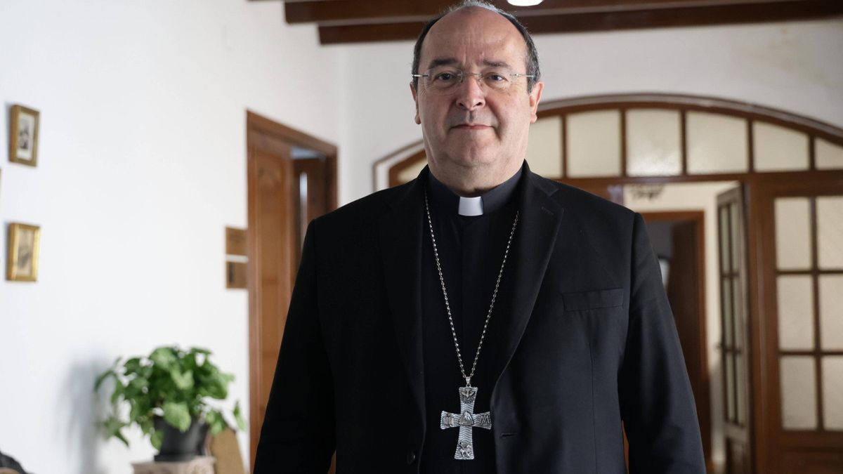 El obispo de Coria-Cáceres, Jesús Pulido