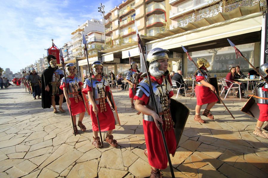 Els manaies de Blanes durant la desfilada