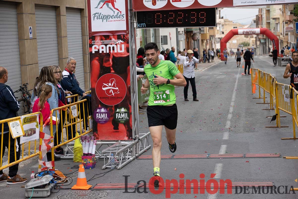 Carrera Popular Urbana y de la Mujer de Moratalla ‘La Villa, premio Marín Giménez (línea de meta)