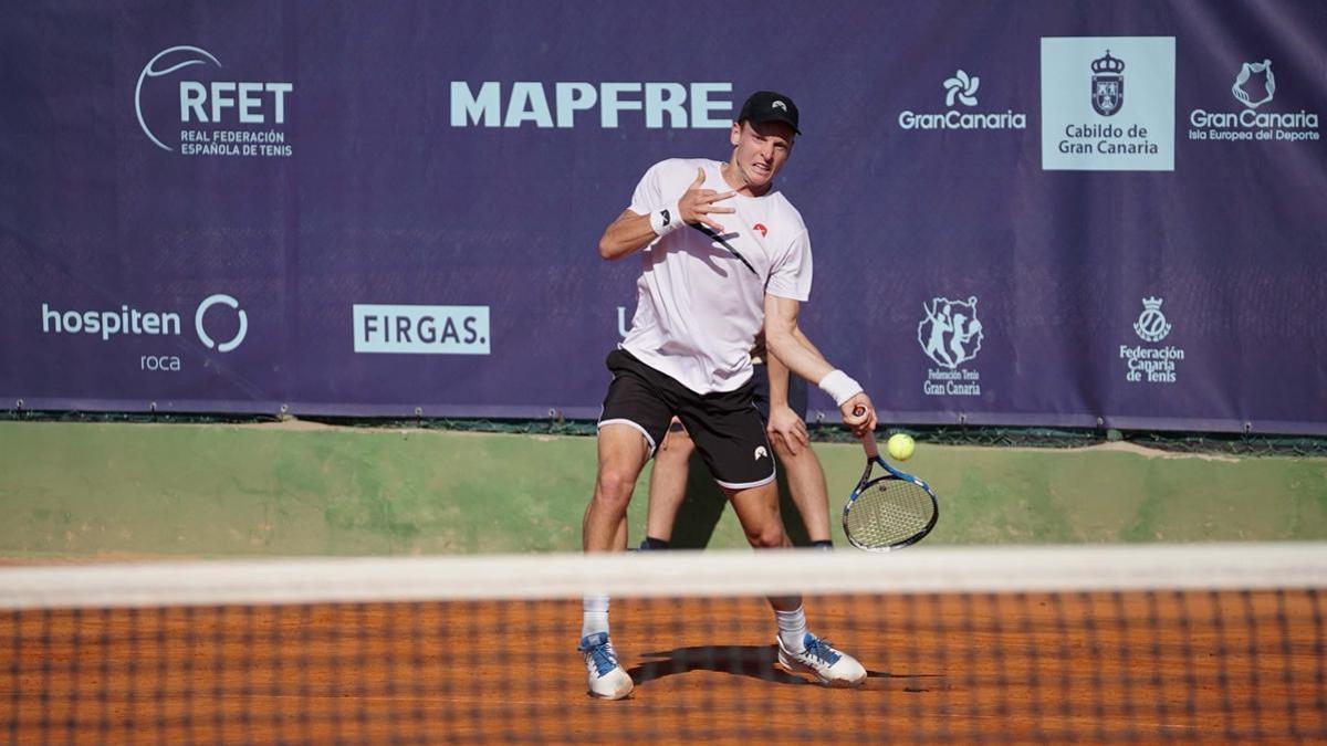 Andrey Chepelev durante su partido de hoy