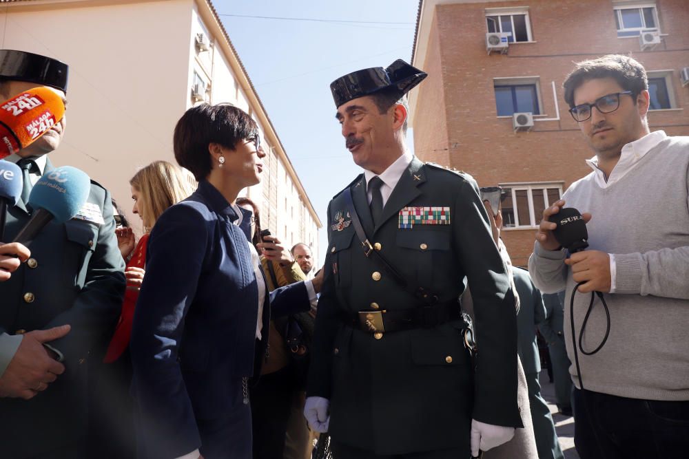 Toma de posesión del nuevo coronel jefe de la Comandancia de la Guardia Civil de Málaga