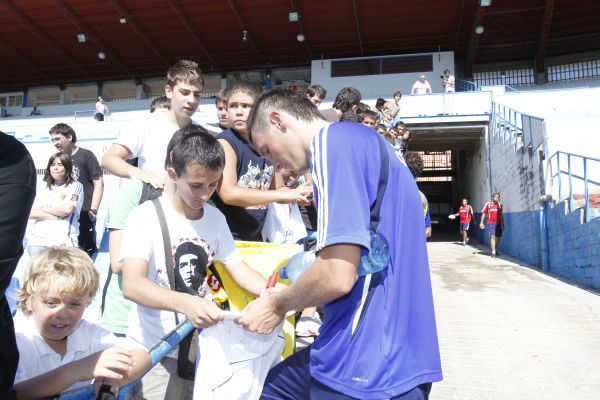 Adam Pinter se entrena por primera vez con el Real Zaragoza