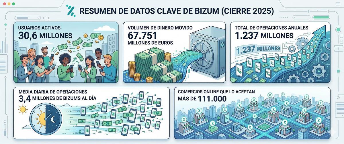 Datos de Bizum de 2025