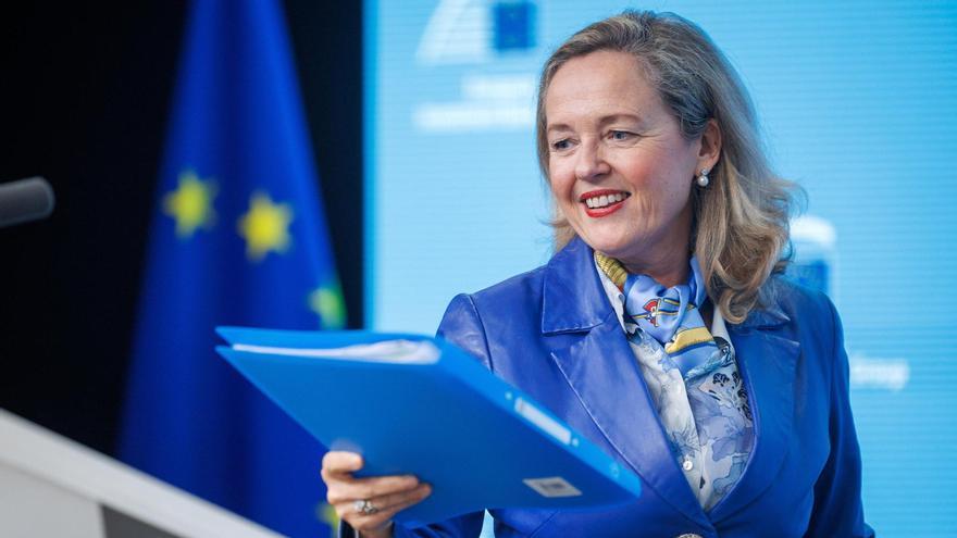 La presidenta del Banco de Inversiones Europeo, Nadia Calviño.