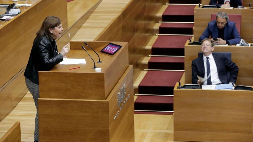 Cara a cara en las Cortes entre Puig y Bonig por la gestión del coronavirus