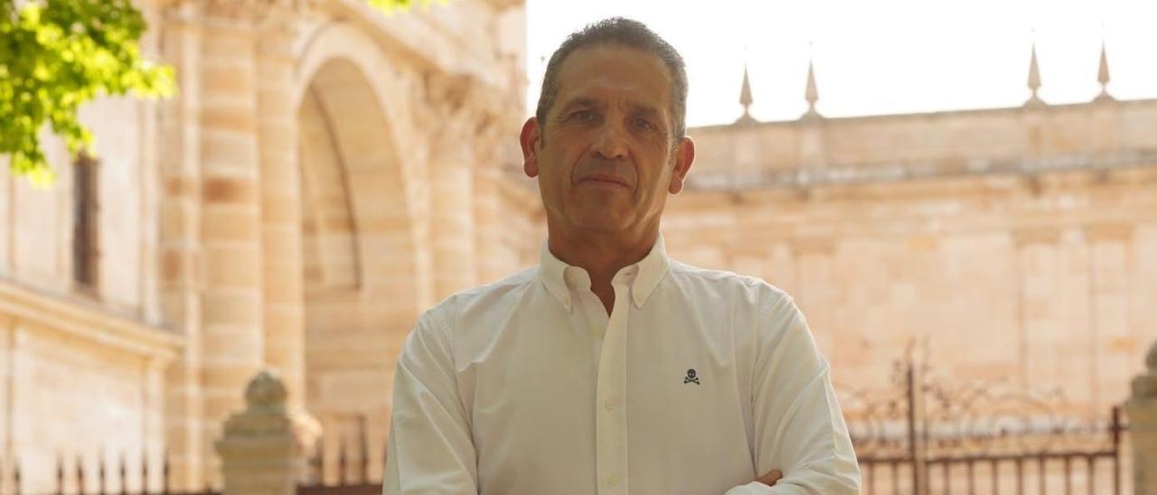 Antonio Pedrero, jefe de paso de La Esperanza y candidato a la presidencia del Vía Crucis