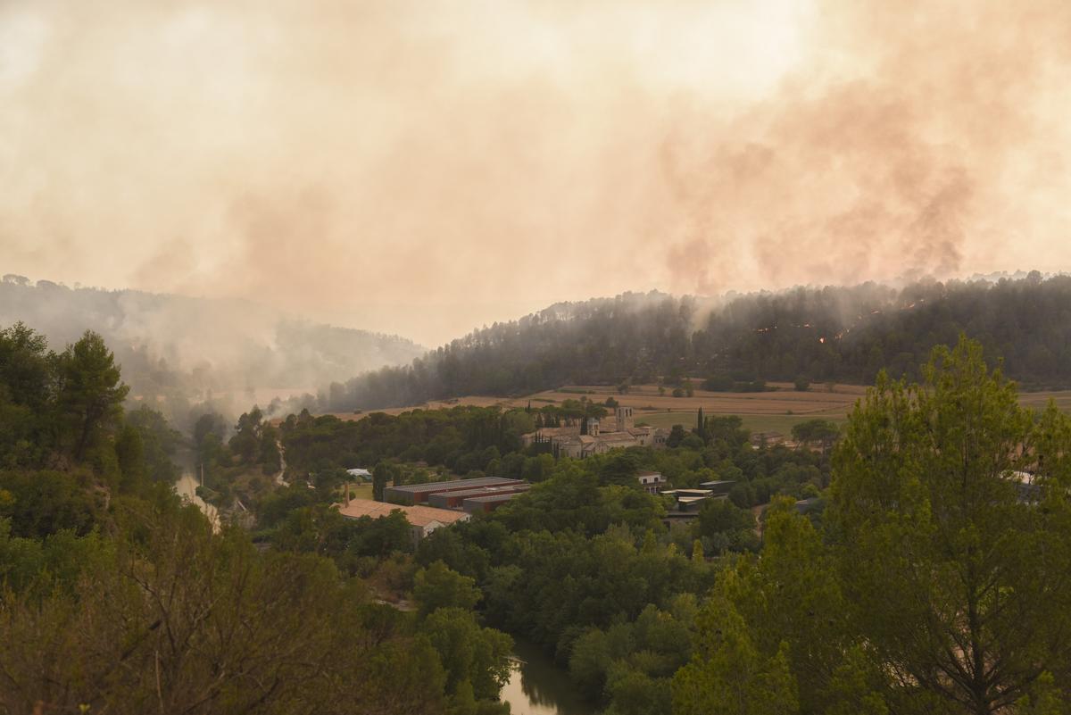 Incendio en El Pont de VIlomara