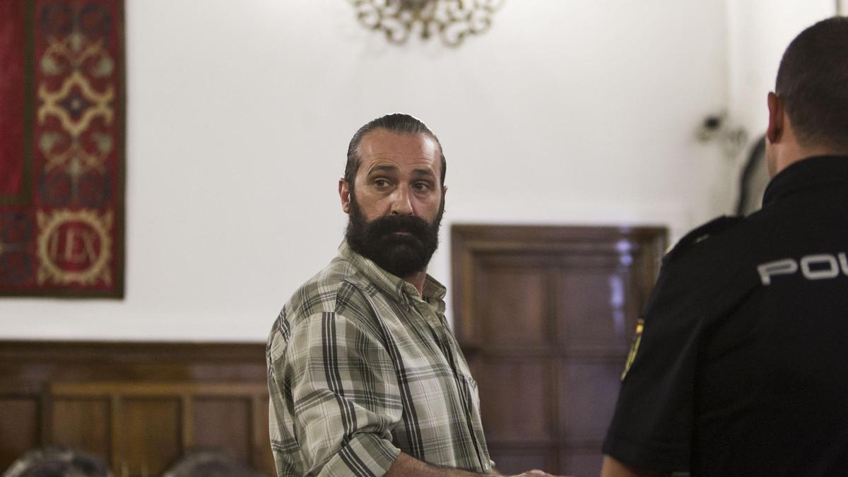 Pablo Miguel Canales Lahoz, en la vista de apelación por el crimen de Falconetti.