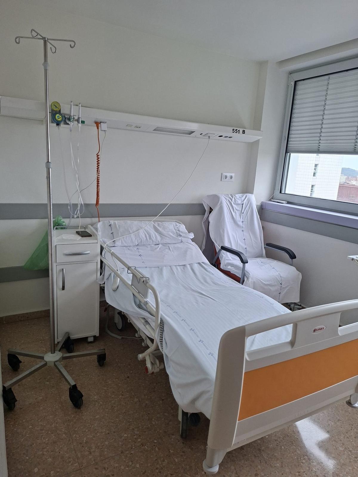 Archivo - Habitación de hospital.