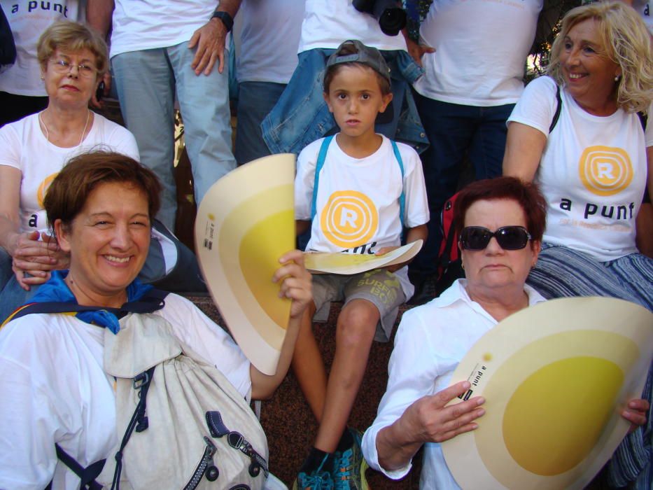 La delegació bagenca a la Diada