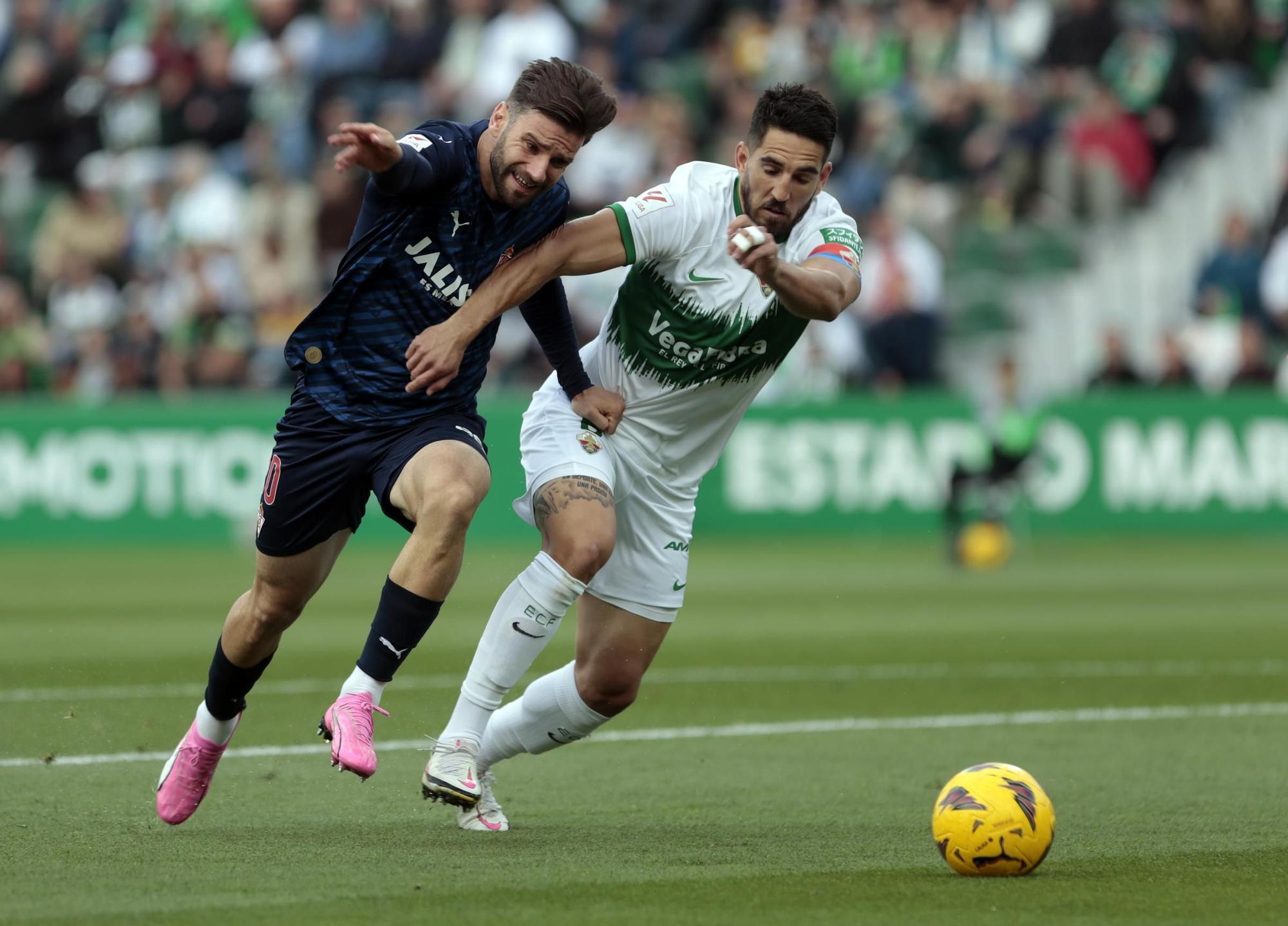 Así fue el partido Elche - Sporting