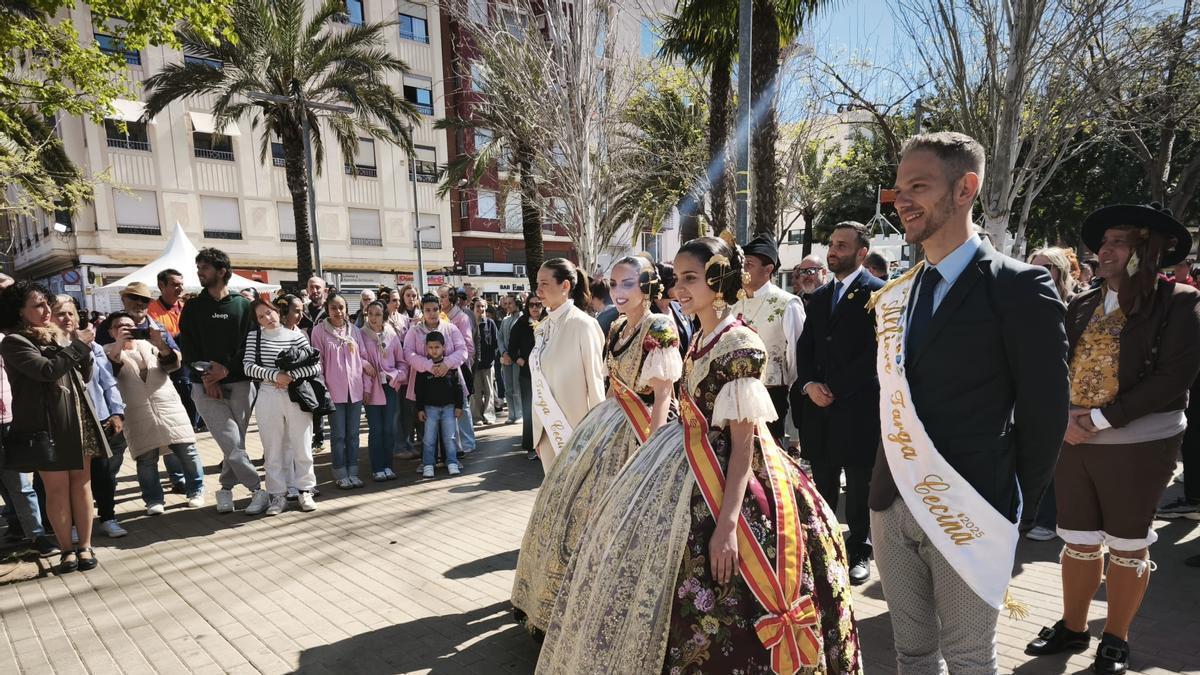 La visita más esperada a las Fallas de Sagunt