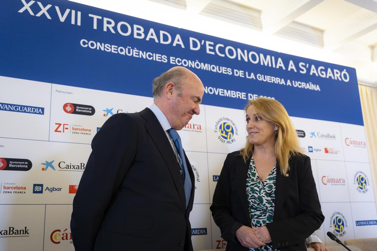 La consellera d’Economia reclama davant Guindos una fitxa bancària per a l’ICF La consellera d’Economia reclama davant Guindos una fitxa bancària per a l’ICF