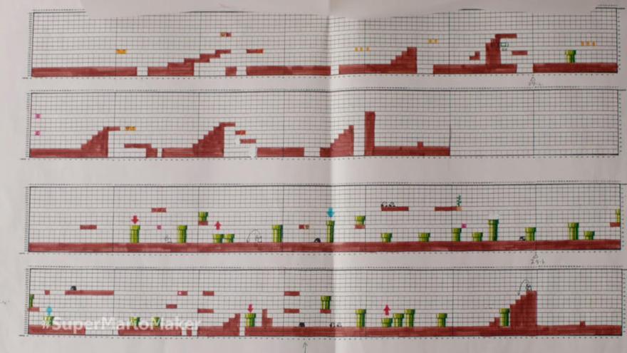 Así se diseñó el primer &#039;Super Mario Bros&#039;: en papel y a lápiz