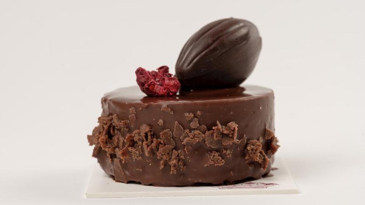 La tarta de chocolate de La Duquesita (Madrid).