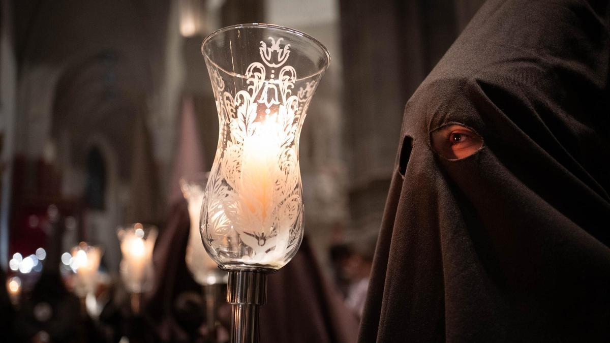Una procesión de la Semana Santa de La Laguna.