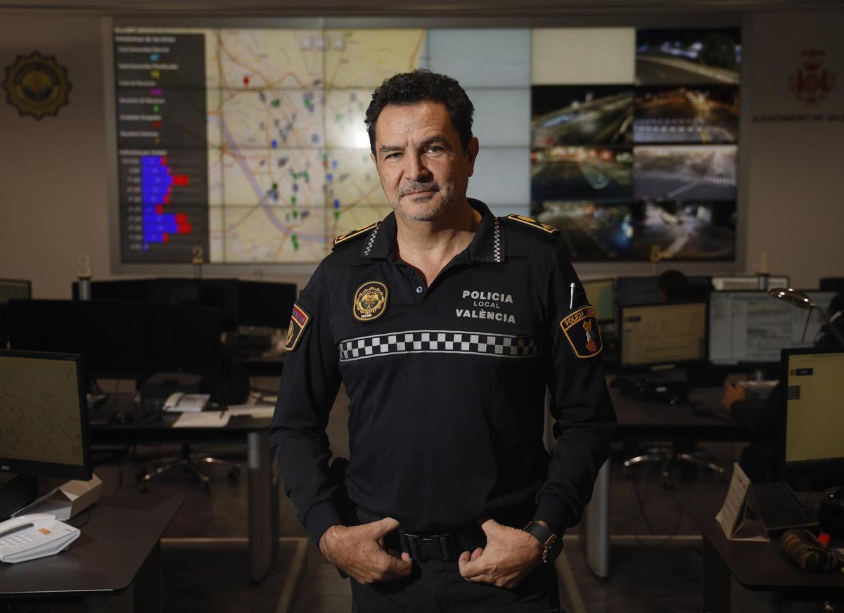 Ángel Albendín, jefe de la Policía Local de València.