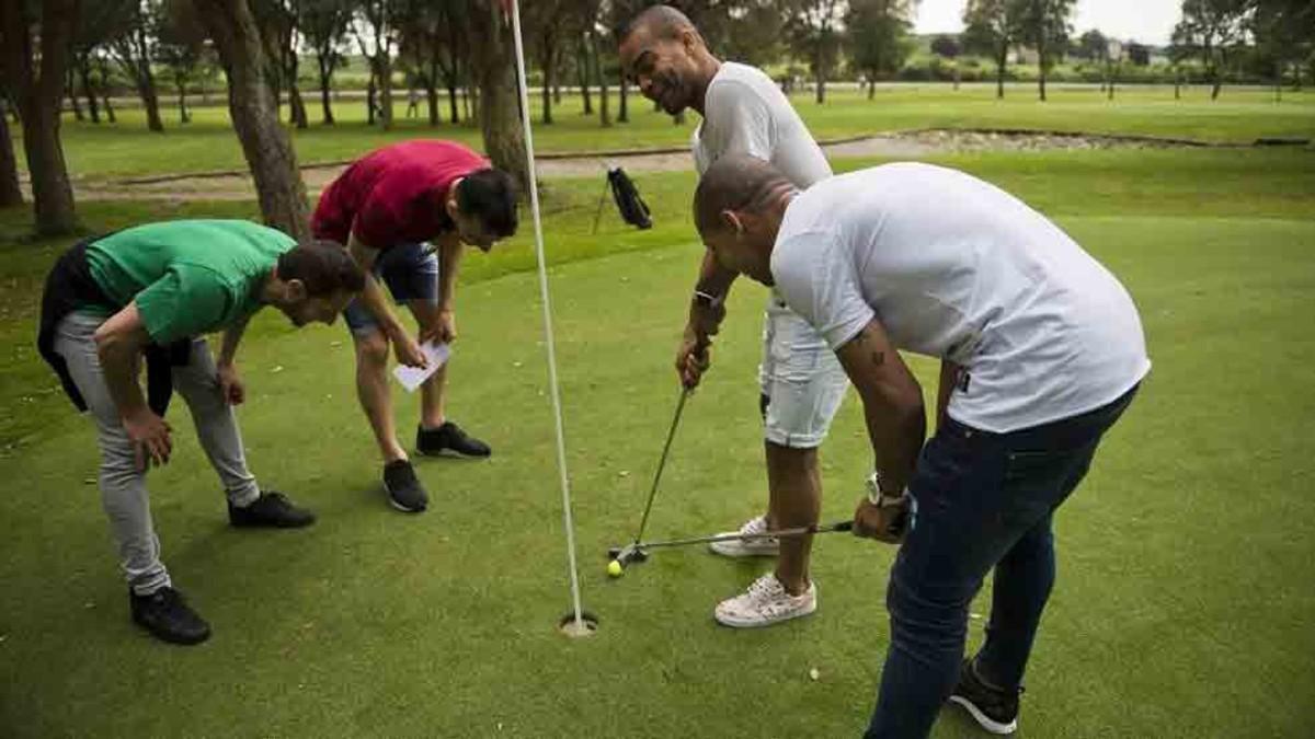 El Barça Lassa se ha divertido jugando a golf