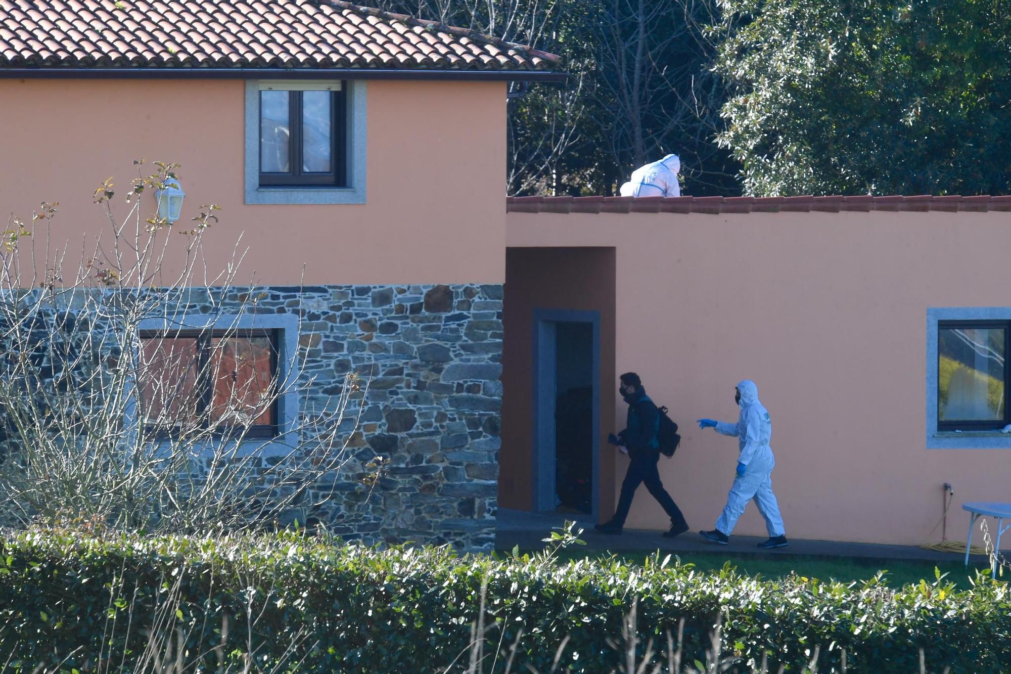 Nuevas pesquisas en la casa donde asesinaron a una mujer en Oza-Cesuras