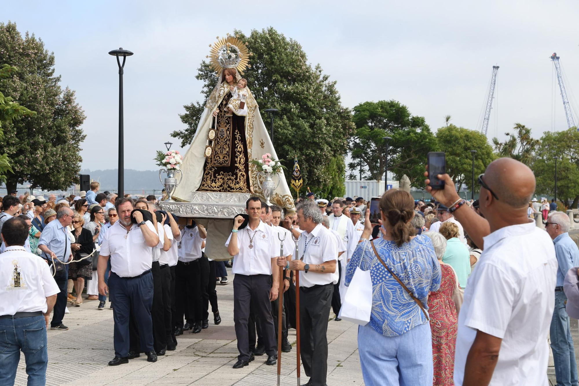 Procesión de la Virgen del Carmen en A Coruña