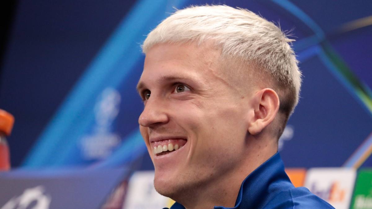 Olmo está feliz en el Barça