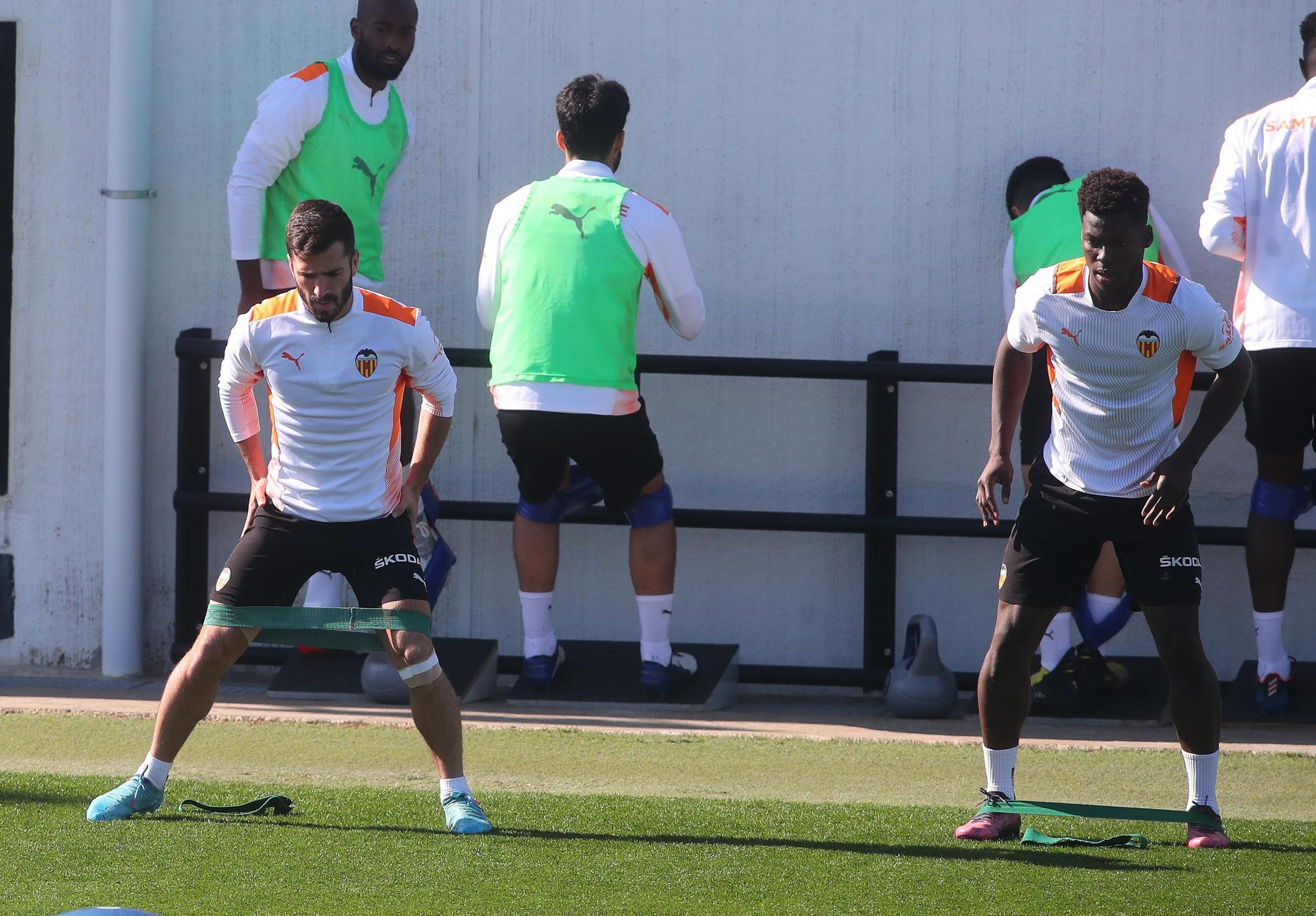 Así ha sido el entrenamiento del Valencia CF