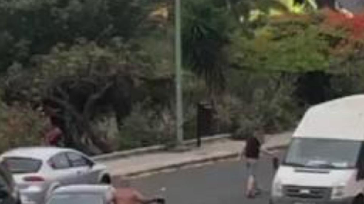 Un hombre destroza varios vehículos aparcados en Las Palmas de Gran Canaria
