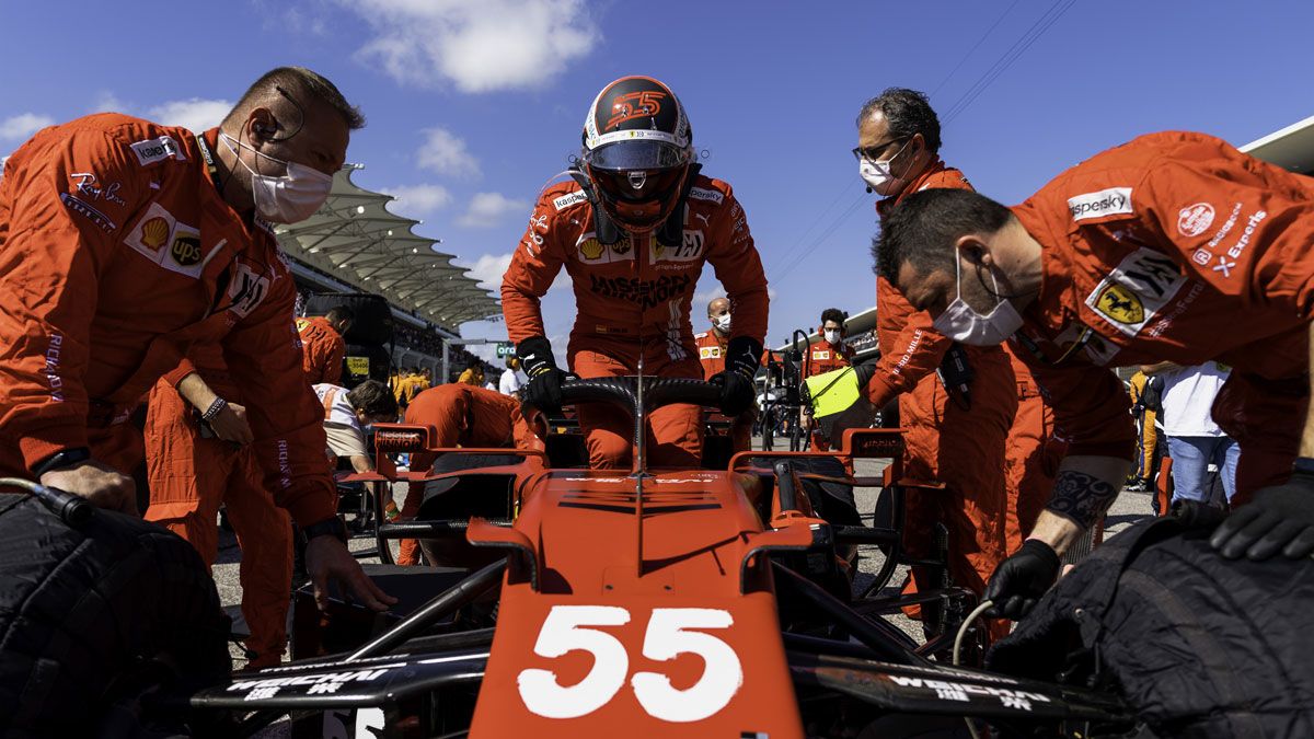 Sainz está brillando en su rápida adaptación a Ferrari