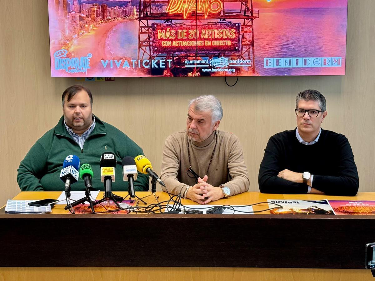 Un momento de la rueda de prensa donde se ha presentado el macrofestival