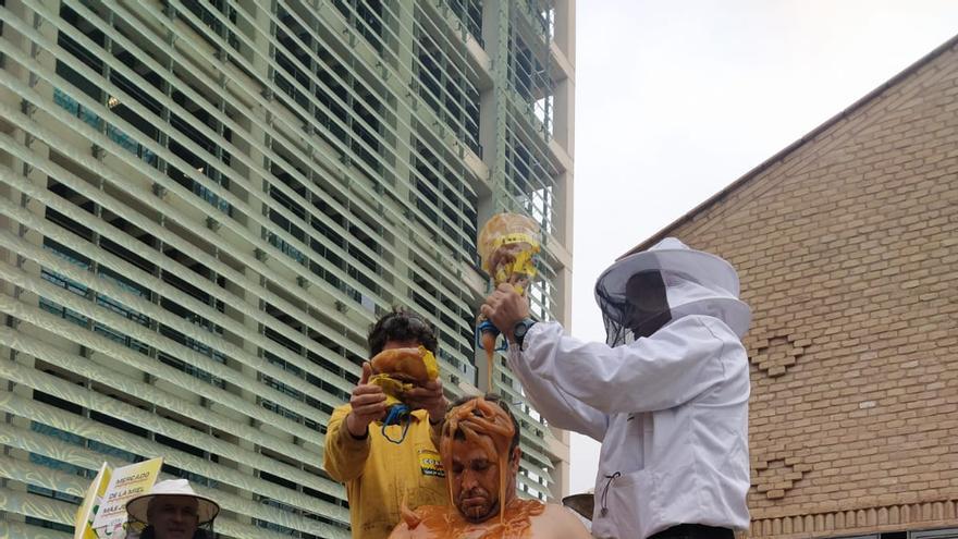 Los apicultores toman de nuevo la calle para exigir medidas para paliar su situación