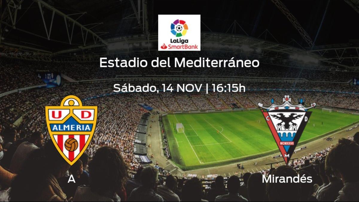 Previa del encuentro de la jornada 12: Almería contra CD Mirandés