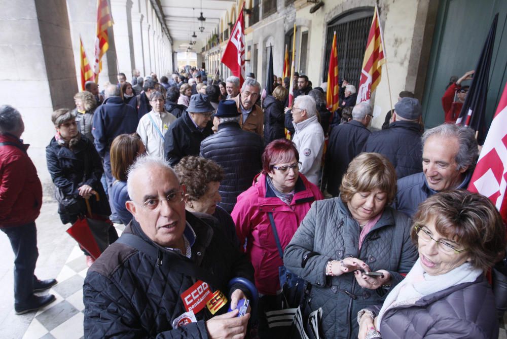 Manifestació pensionistes Girona