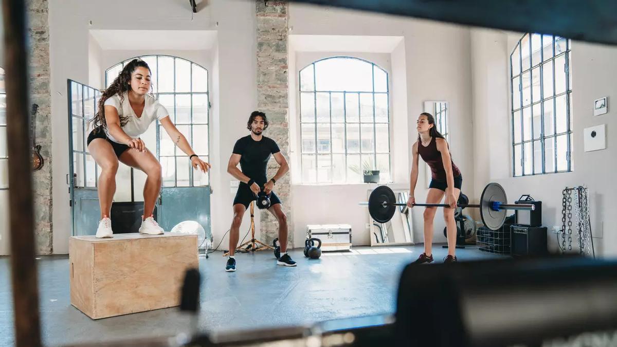 Ejercicios de 'crossfit'.
