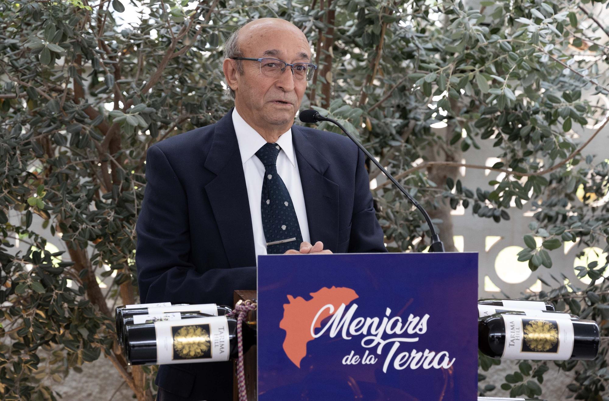 Emotivo homenaje a Antonio González Pomata impulsor de «Menjars de la Terra»