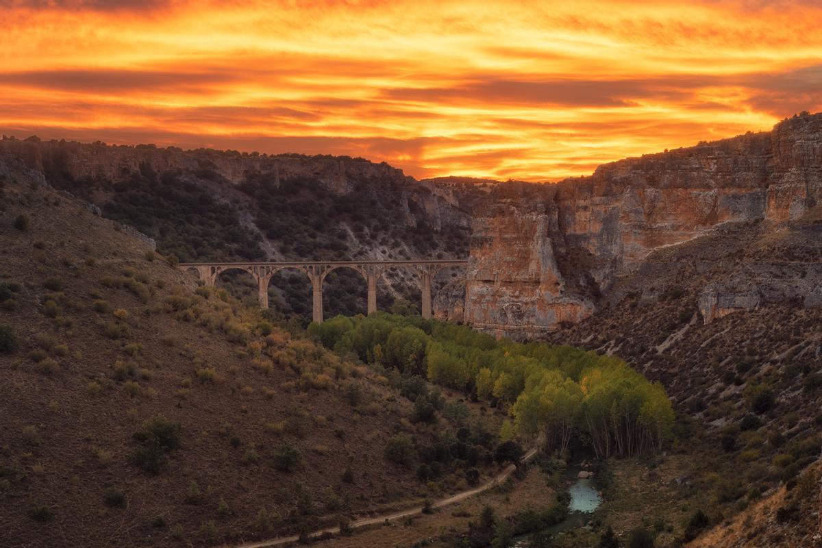 Naturaleza en estado puro: el cañçon del río Riaza.