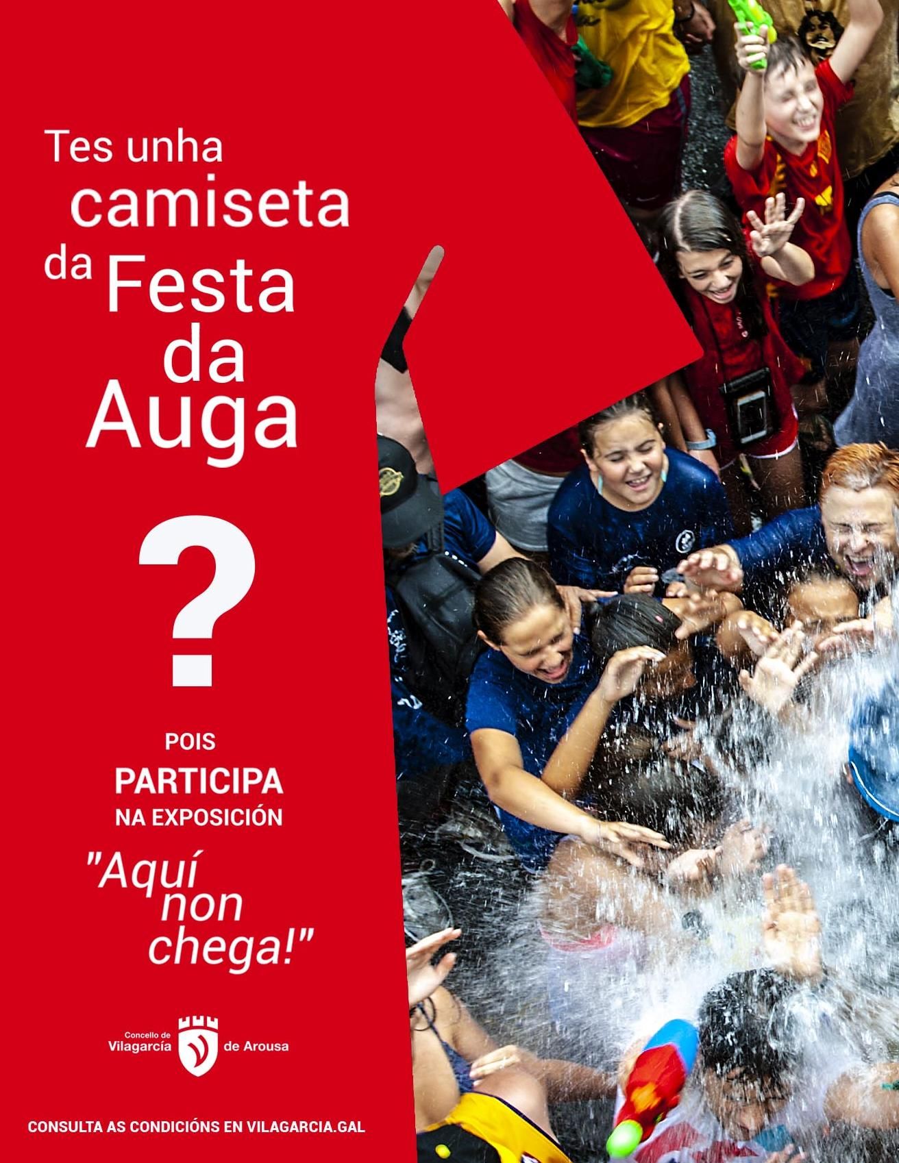 Cartel de la exposición &quot;Aquí non chega!&quot;