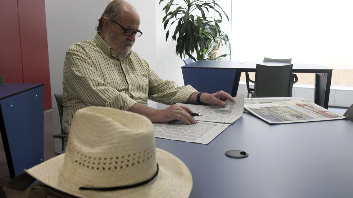 Juanjo Hernández,
usuario y voluntario de la
Fundación LaCaixa.  ISRAEL SÁNCHEZ