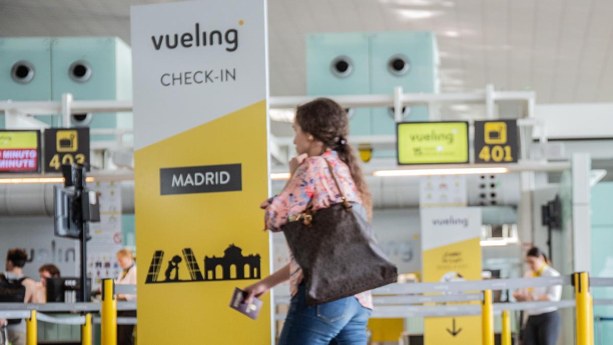 Zona de embarque Vueling en el aeropuerto de El Prat.