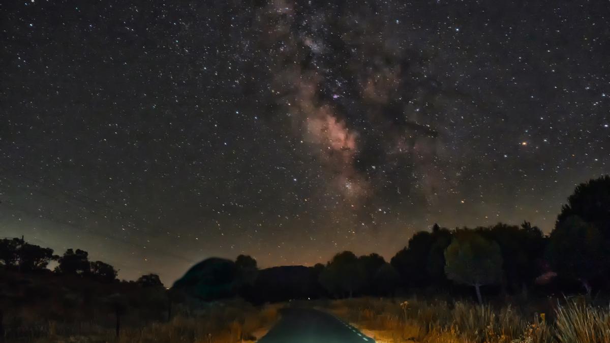 Cielo nocturno extremeño.