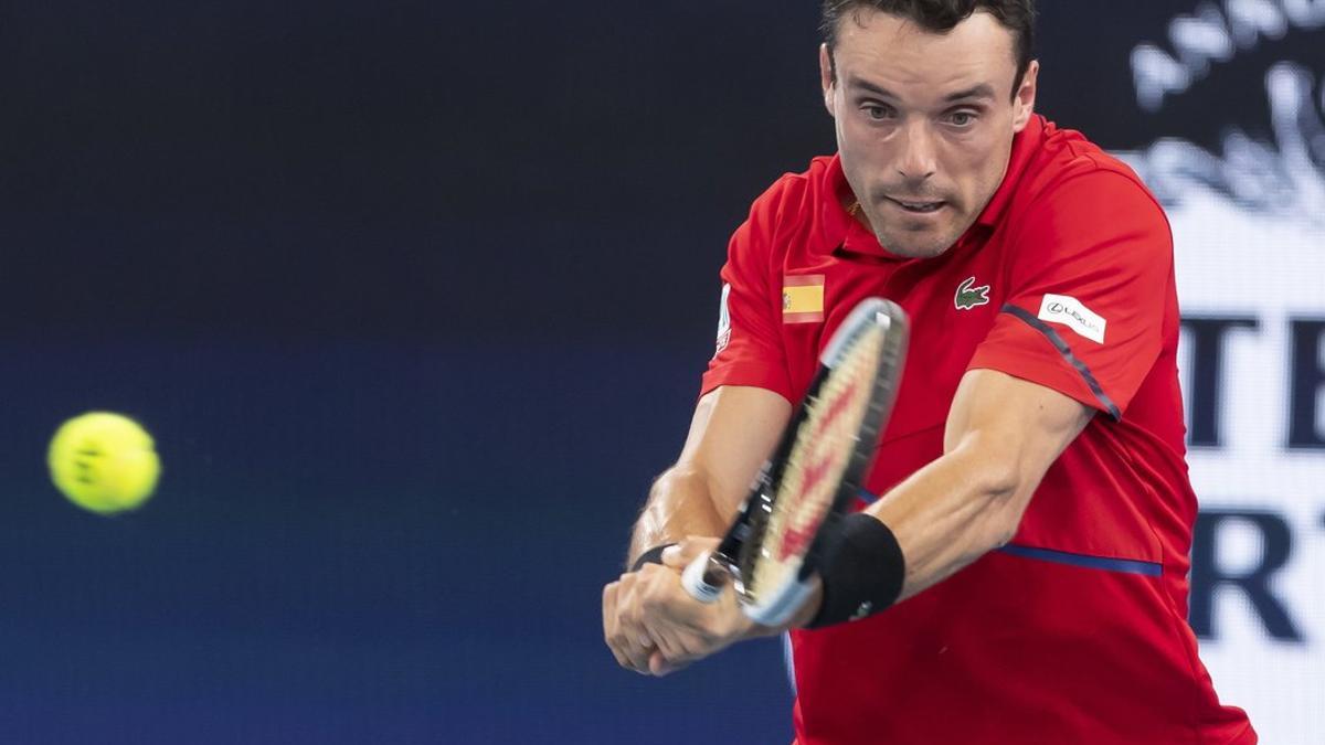 Roberto Bautista, en la ATP Cup.